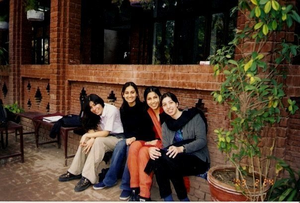 Ahh, squeaky-faced high school days! Lahore Grammar School, Janurary 2003
